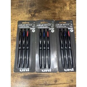 3 Pack Uniball‎ 207 Plus super Inc. plus assorted Colors